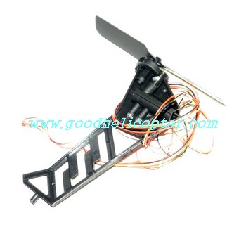 jts-828-828a-828b helicopter parts tail motor + tail motor deck + tail blade - Click Image to Close